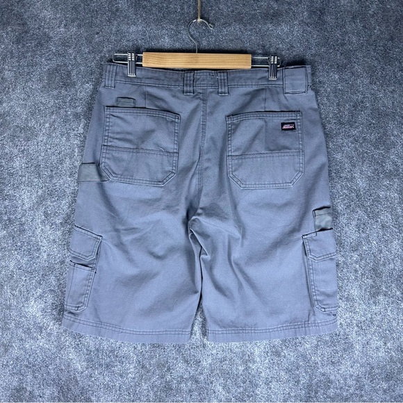 Dickies Mens Cargo Work Jean Shorts Grey Size 34 Causal Classic Outdoors - Picture 1 of 8